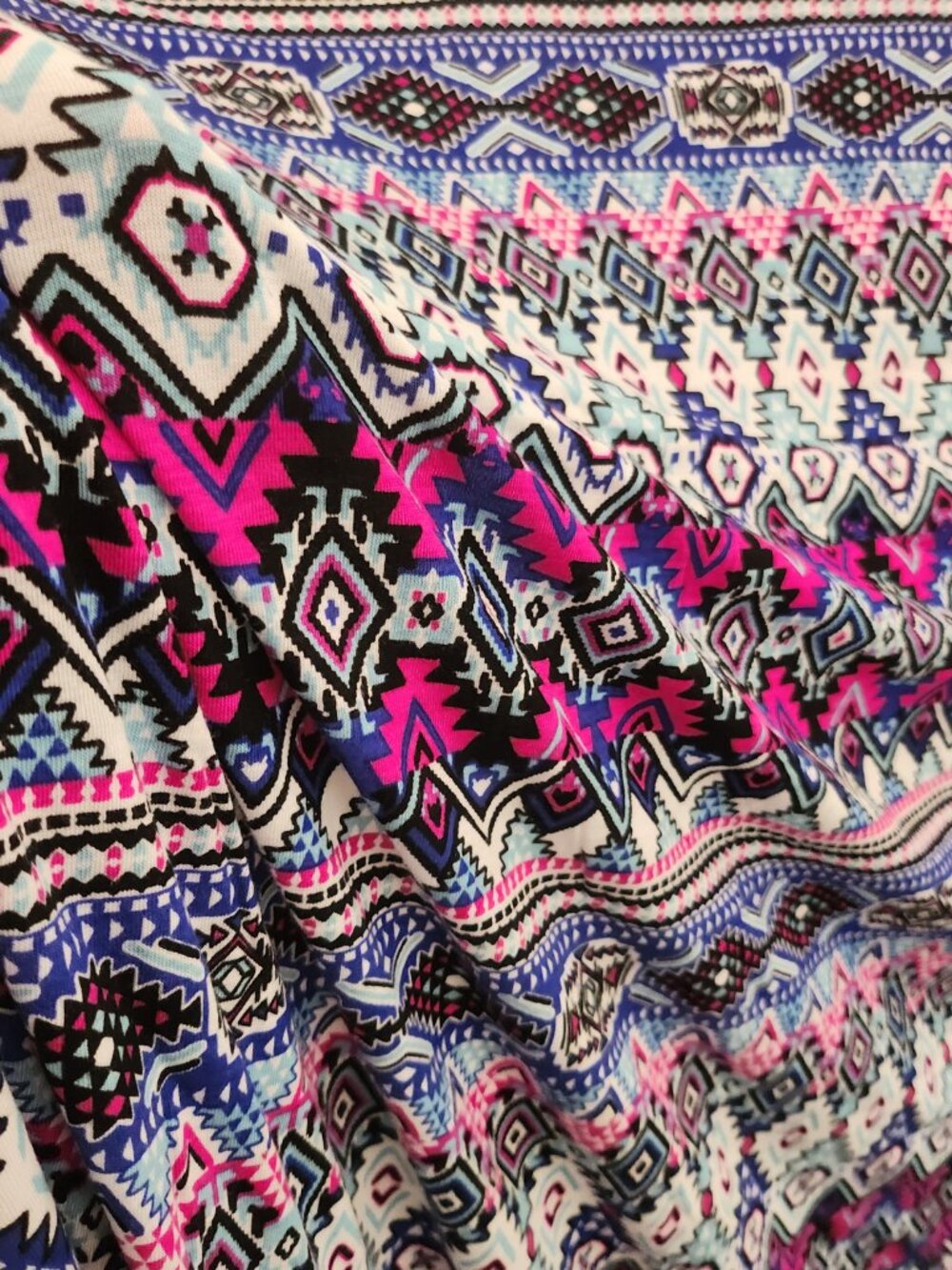 1.4 Yards – $12/Yard ($17 Total) – Southwestern Aztec Knit